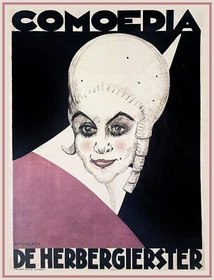10424.Decor Poster.Room wall art interior design.Dutch comedy theater.Hostess