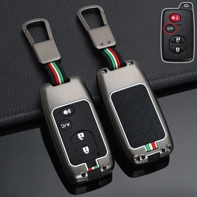 Zinc Alloy Silicone Car Key Fob Case Cover For Toyota Avalon Camry Corolla RAV4