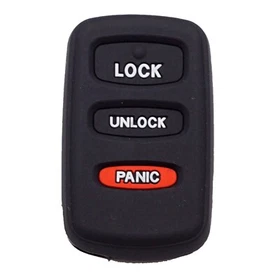 Fit Mitsubishi Endeavor Outlander Montero 3 Button Silicone Key Fob Cover Case