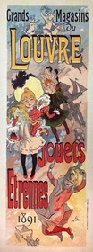 10477.Decor Poster.Room wall interior art design.Louvre of toys for children