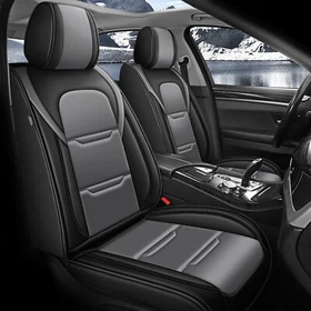 Car Front & Rear Car 2/5Seat Covers PU Leather For Mitsubishi Endeavor 2004-2011