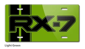 Mazda Rx-7 Series 2 Emblem Novelty License Plate - Aluminum - 16 colors Made USA