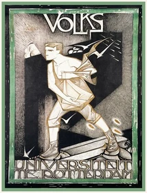 10453.Decor Poster.Room wall interior art design.Deco Dutch University Rotterdam