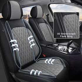 For Mitsubishi Endeavor 2004-2011 Car 2/5Pcs Seat Covers Cushion Pad PU Leather