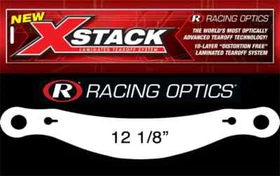 Racing Optics XStack Helmet Visor Tear Offs (Specify Design, and Quantity)