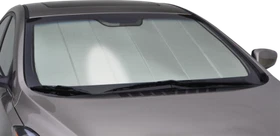 Premium Silver FOLDING Custom Sun Shade w/BAG for Mercedes - Screen Heat Shield