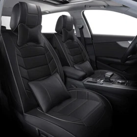 5 Seat Front Rear Set Seat Cover Custom Leather / 2Front For Mitsubishi Endeavor