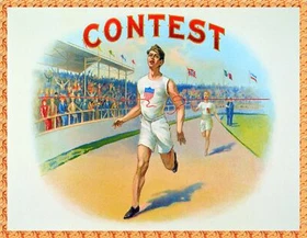 10880.Poster decoration.Home interior.Room Wall design.Runner from old label art