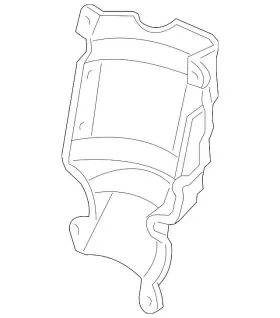 18123-RCA-A00 ACURA Cover Rear Converter