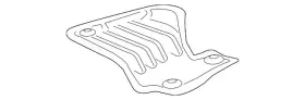 74654-TJB-A00 ACURA Plate Muffler Baffle