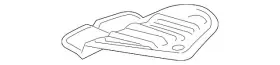 74694-TJB-A00 ACURA Plate Muffler Baffle