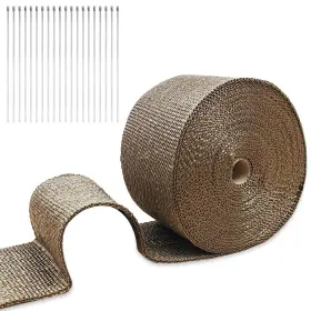0520 AGGSOUND Exhaust Heat Wrap Titanium Pliable Lava
