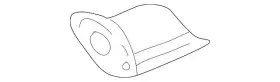 18-22-7-508-863 BMW Intermediate Muffler Plate 325CI