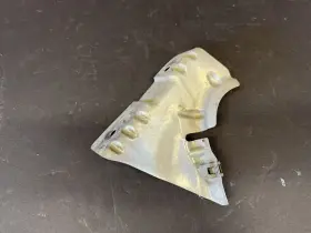 51487188043 BMW Fuel Tank Heat Shield Insulation Left Mount
