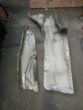 8402289 BMW Left Right Exhaust Heat Shield Insulation Plates
