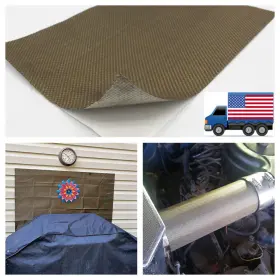 768634804110 BSTFLEX Adhesive Heat Barrier Sheet Titanium