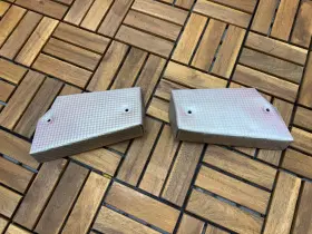 201733 FERRARI Left Right Upper Engine Wire Heat Shield F430