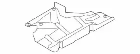 HS7Z-9911778-D FORD Floor Pan Heat Shield Air Deflector