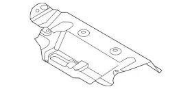 LX6Z-5811434-L FORD Heat Shield Floor Pan Lincoln