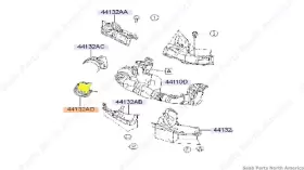 32010460-AA GENUINE SAAB Catalytic Converter Heat Shield 9-2X