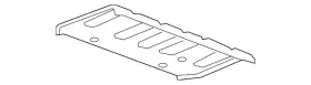 13402958 GM Exhaust Rear Underbody Heat Shield