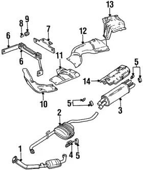 90499166 GM Shield Catera