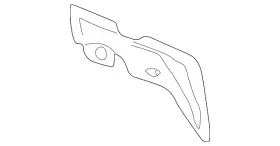 74252-S5A-000 HONDA Plate Dashboard Baffle Lower Civic