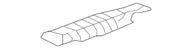 74601-SNW-000 HONDA Plate Floor Heat Baffle Civic