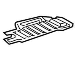 74630-TLB-A00 HONDA Floor Baffel Heat Sheild Crv