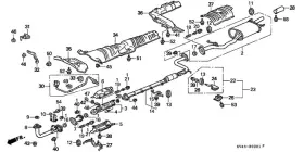 74651-SV4-V50 HONDA Plate Tank Baffle Accord