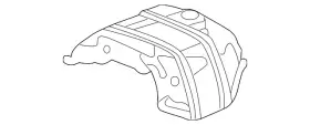 74653-SDA-A00 HONDA Plate Muffler Baffle Accord