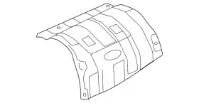 74655-TR6-A00 HONDA Heat Deflector Civic