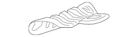 74695-TBA-A00 HONDA Plate Muffler Baffle Civic