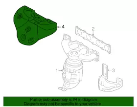 28525-2G110 HYUNDAI Heat Shield #2