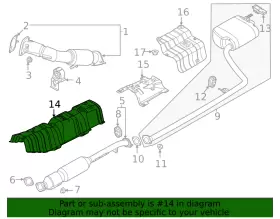 28788-L5000 HYUNDAI Heat Shield #2