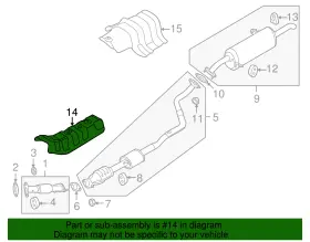 28791-1R000 HYUNDAI Heat Shield #2