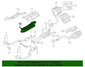 28791-B1000 HYUNDAI Heat Shield #2