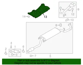 28793-2P600 HYUNDAI Heat Shield #2