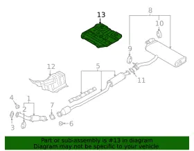28795-J9100 HYUNDAI Heat Shield #2