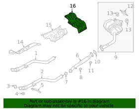 28796-J5000 HYUNDAI Heat Shield #2