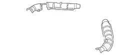 20516JK02A INFINITI Exhaust Heat Shield