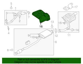 28793-C5000 KIA Heat Shield Sorento #2