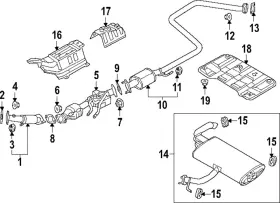 28795-AT100 KIA Heat Shield