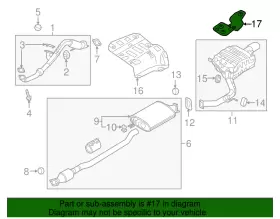 28795-C5000 KIA Heat Shield #2