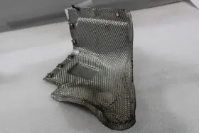 4T0825715B LAMBORGHINI Lh Left Front Muffler Heat Shield #3