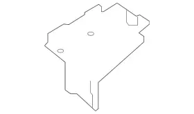 LR083676 LAND ROVER Floor Pan Heat Shield Muffler Rear