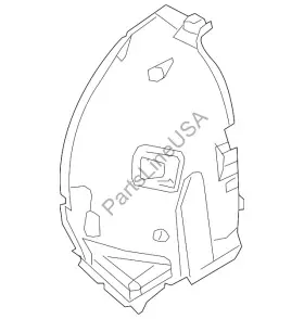 LR096602 LAND ROVER Fender Liner Shield Splash