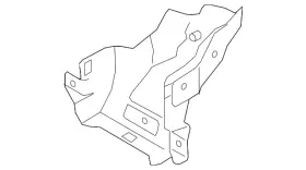 LR161656 LAND-ROVER Turbocharger Mount Heat Shield