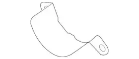 LR032162 LANDROVER Land Intermediate Pipe Shield Sp Rr Rover