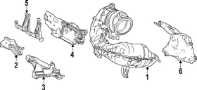 17271-F0020 LEXUS Rear Shield